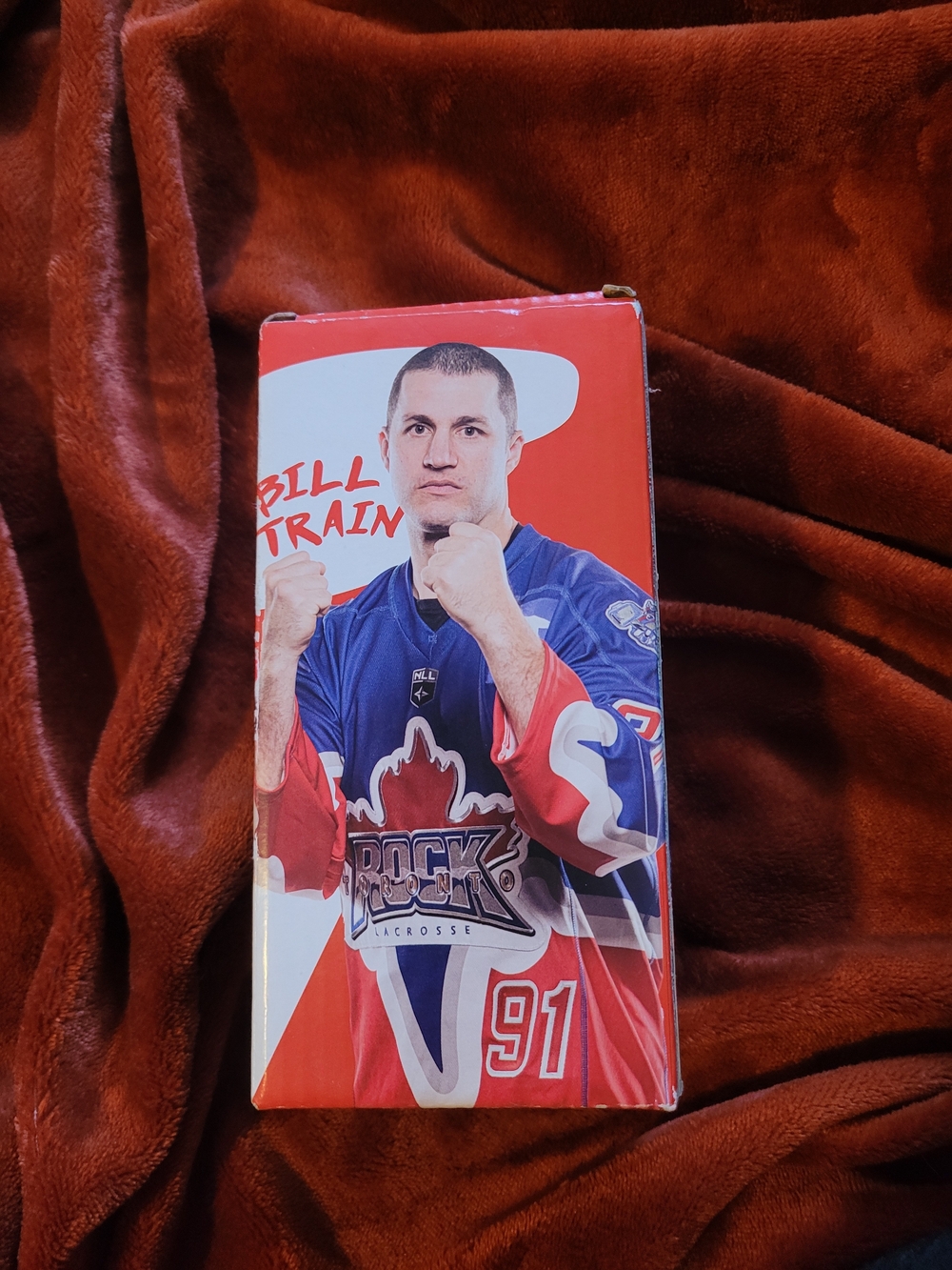 BNIB Billy Hostraweser #91 Toronto Rock Lacrosse Bobblehead Limited Edition